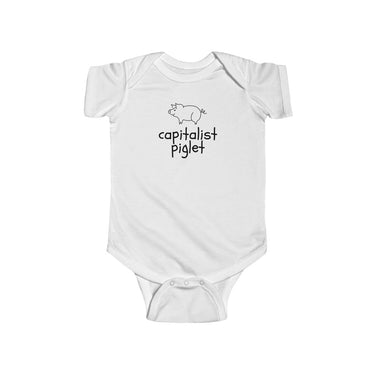 Capitalist Piglet Infant Body Suit Onesie